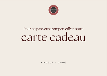 Carte Cadeau Nosinya