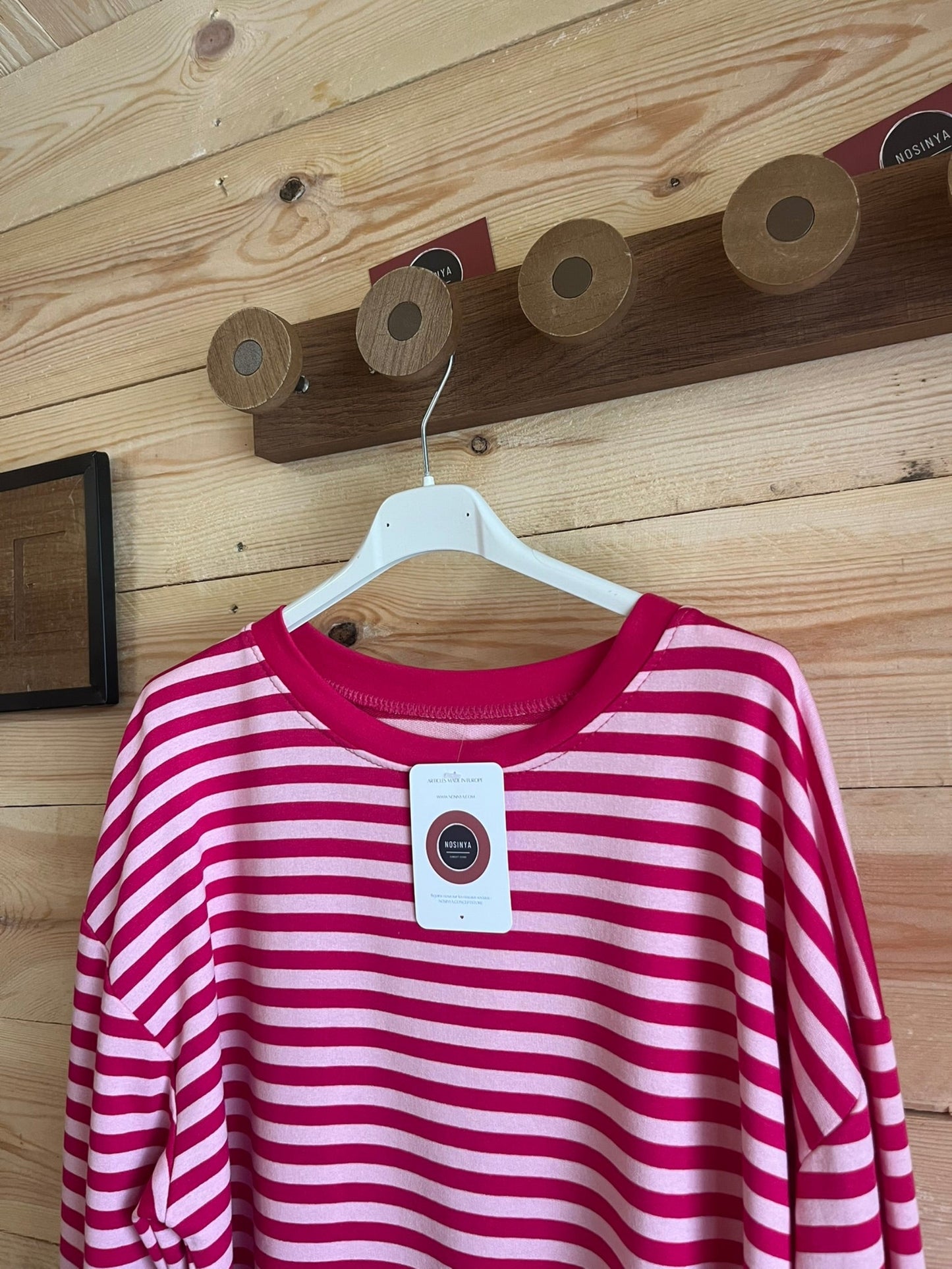 T-shirt Loua - Fuchsia