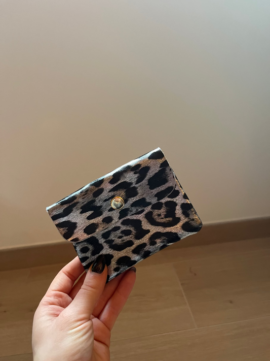 Porte-monnaie léopard