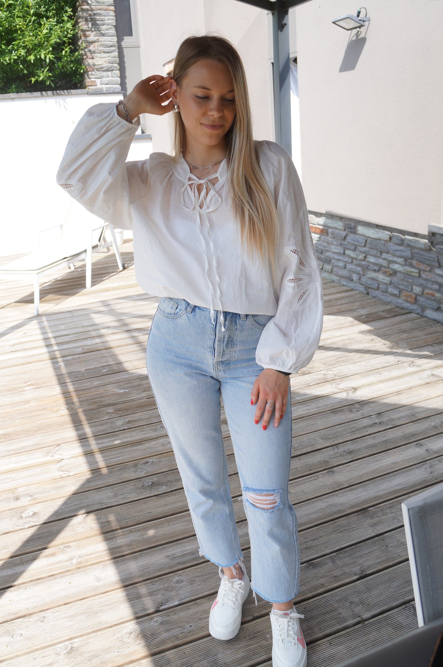 Blouse en coton Léonne