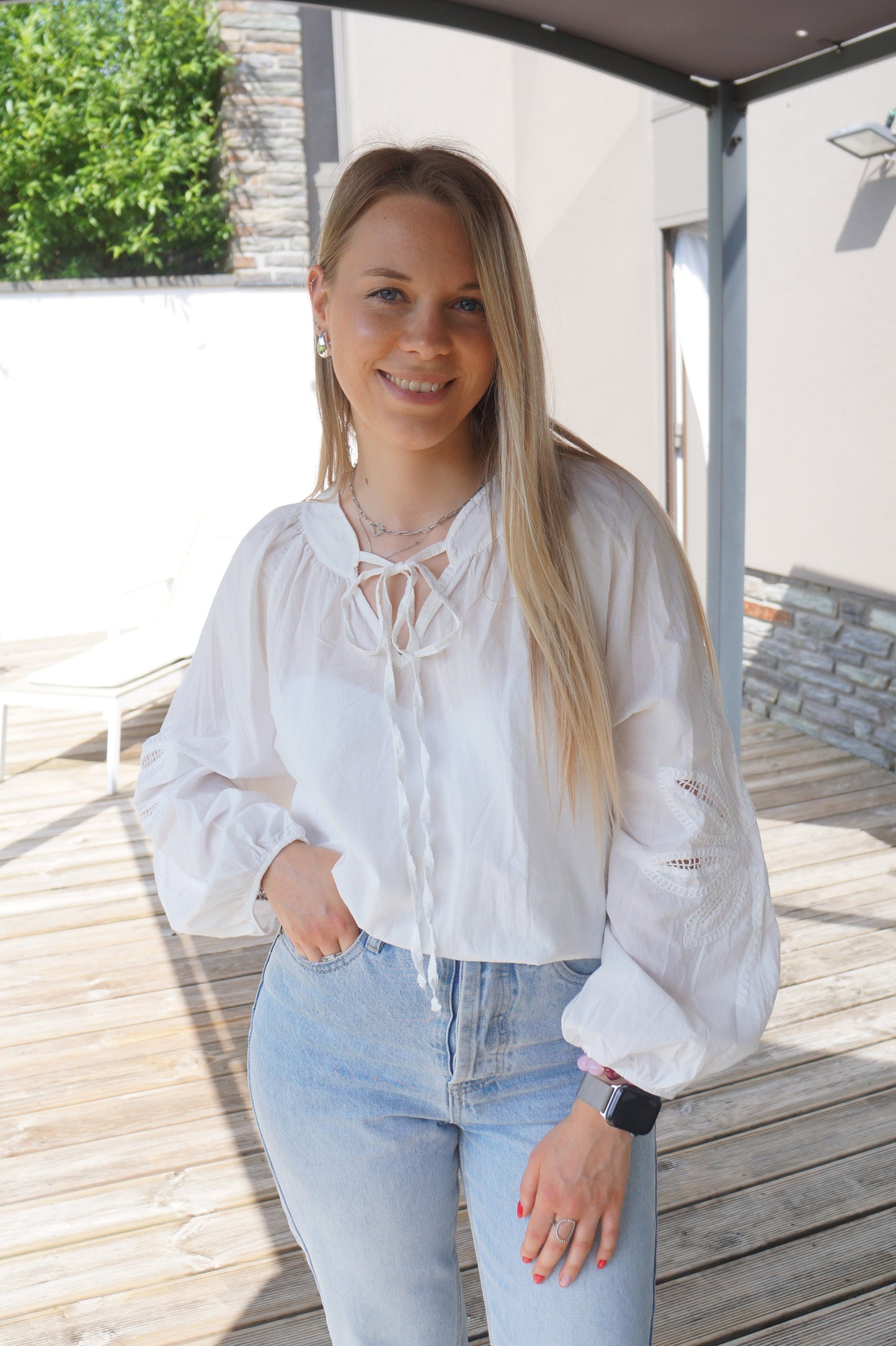 Blouse en coton Léonne