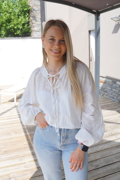 Blouse en coton Léonne