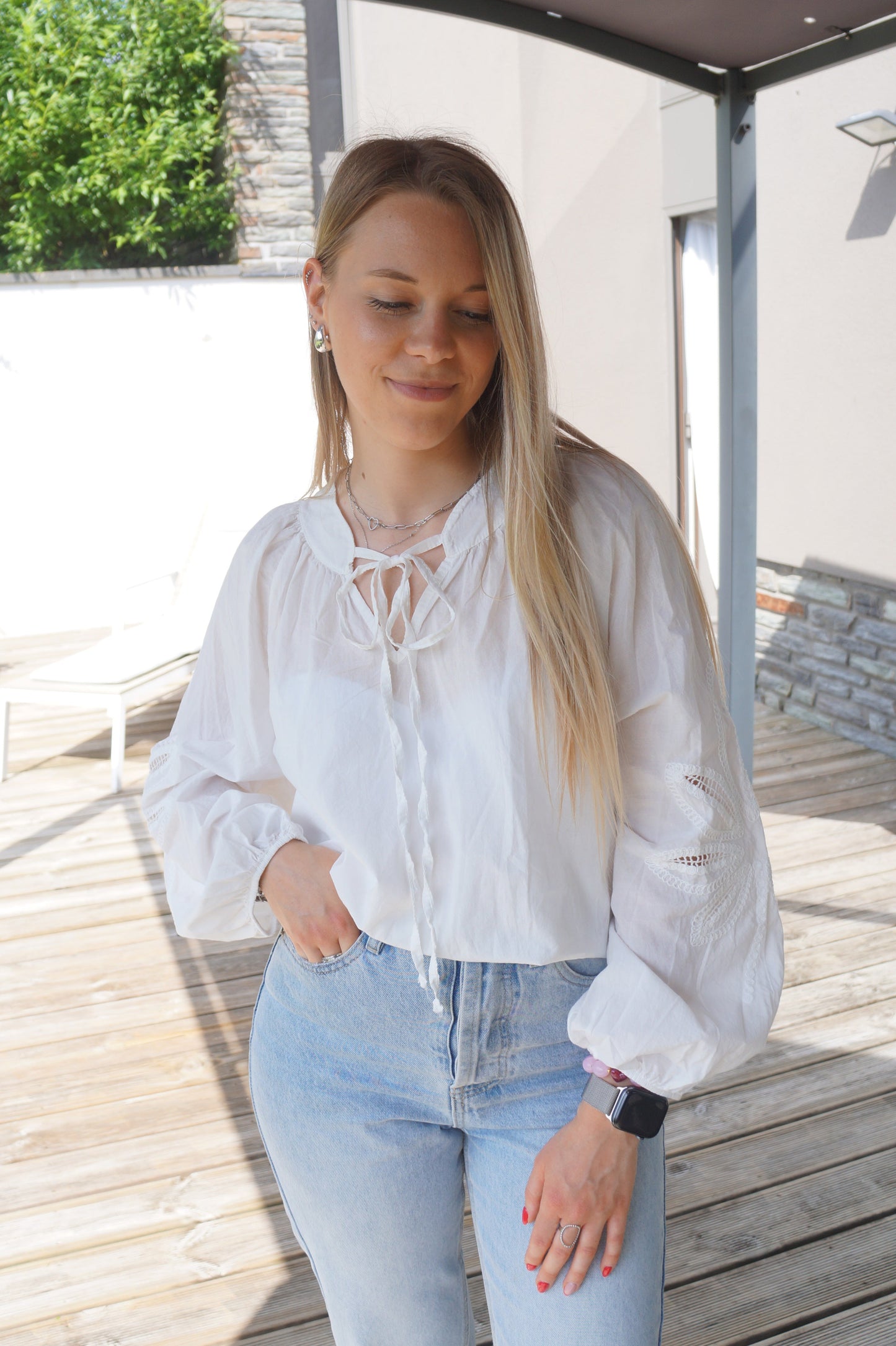 Blouse en coton Léonne