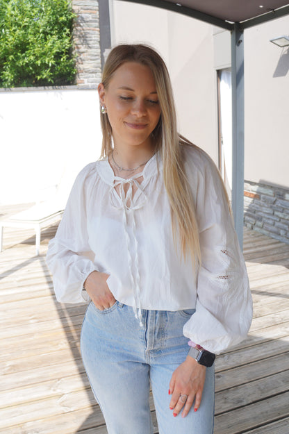 Blouse en coton Léonne
