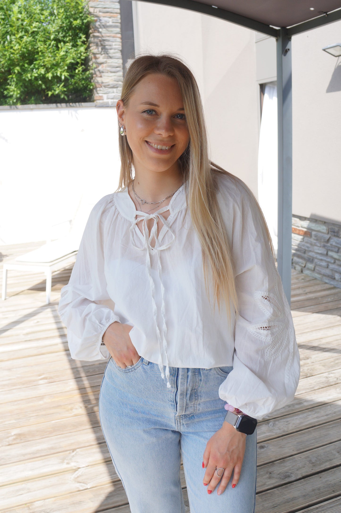 Blouse en coton Léonne
