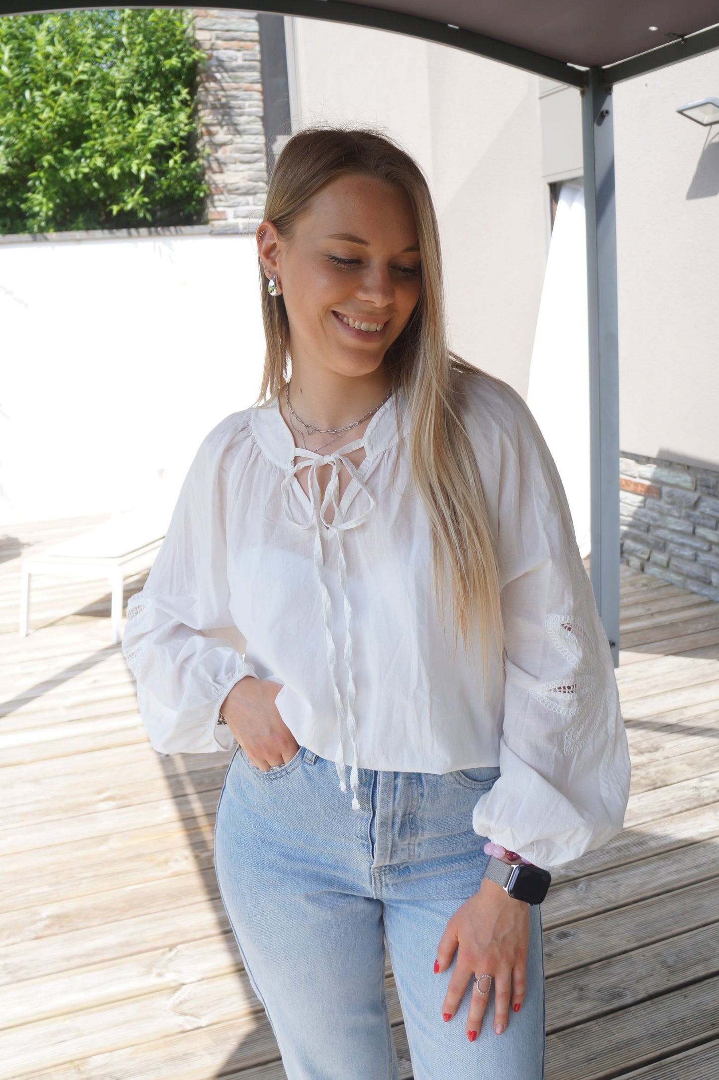 Blouse en coton Léonne