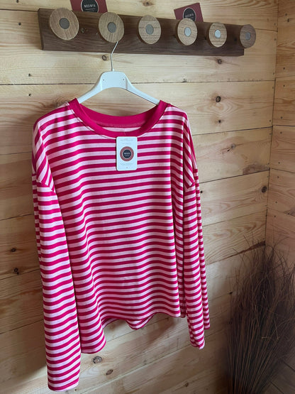 T-shirt Loua - Fuchsia