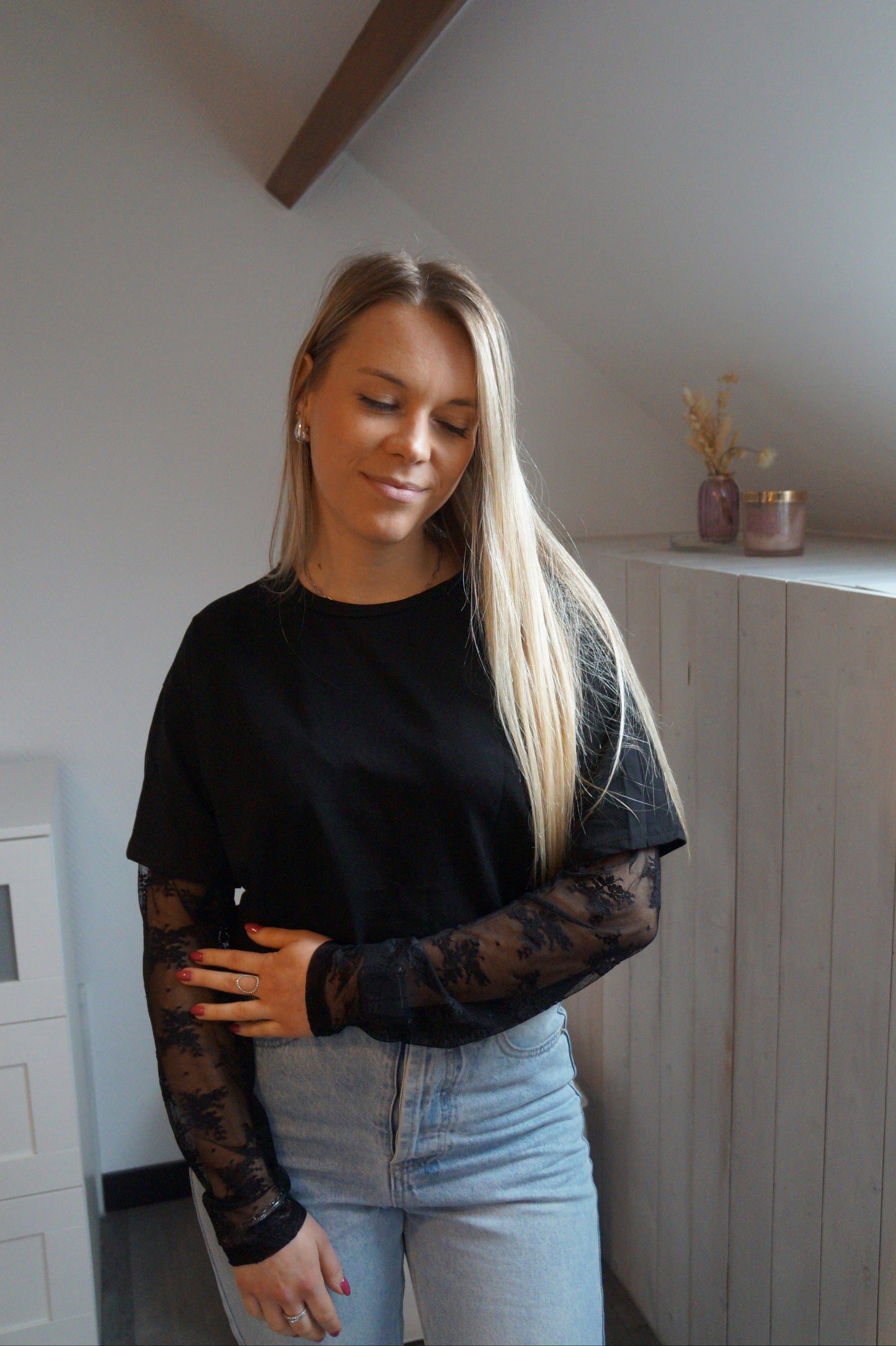 T-shirt Solana - Noir