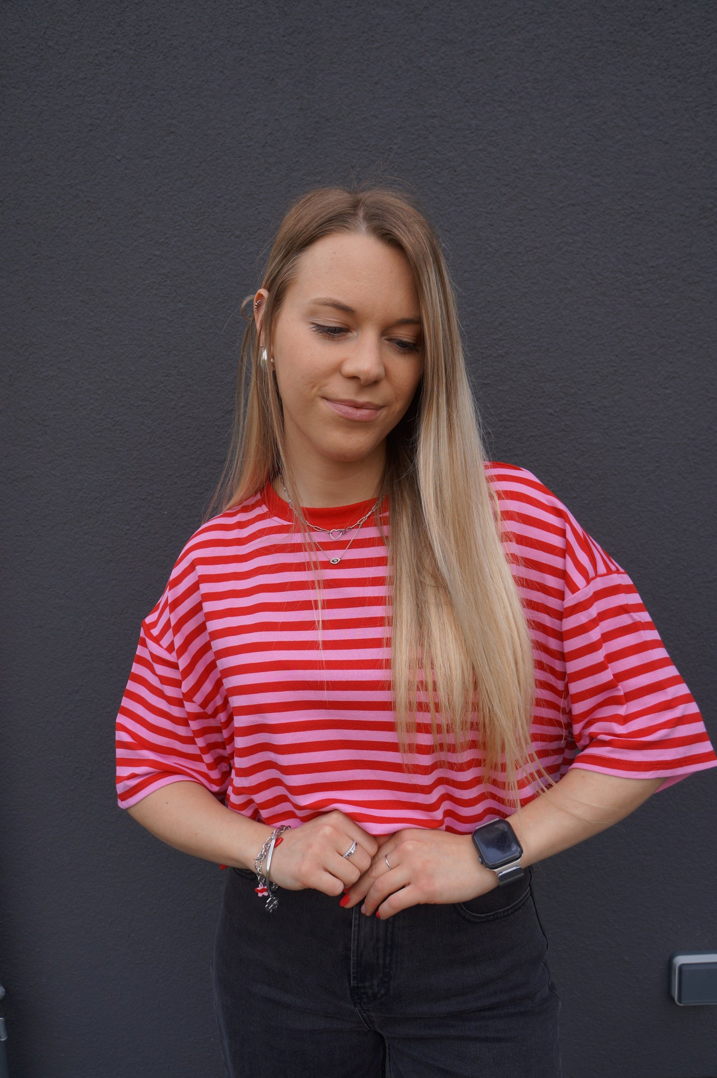 T-shirt Loua Rouge - Manches courtes