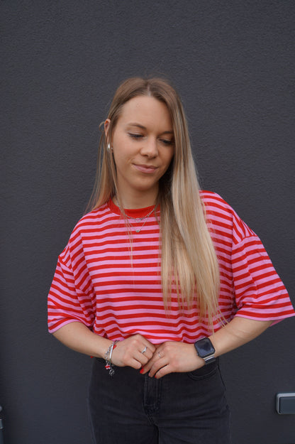 T-shirt Loua Rouge - Manches courtes
