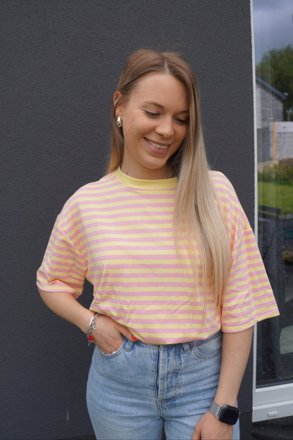 T-shirt Loua Jaune - Manches courtes