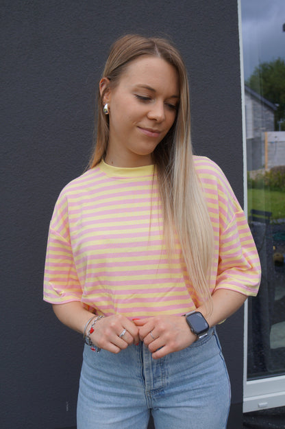 T-shirt Loua Jaune - Manches courtes