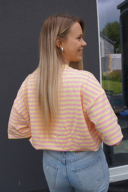 T-shirt Loua Jaune - Manches courtes