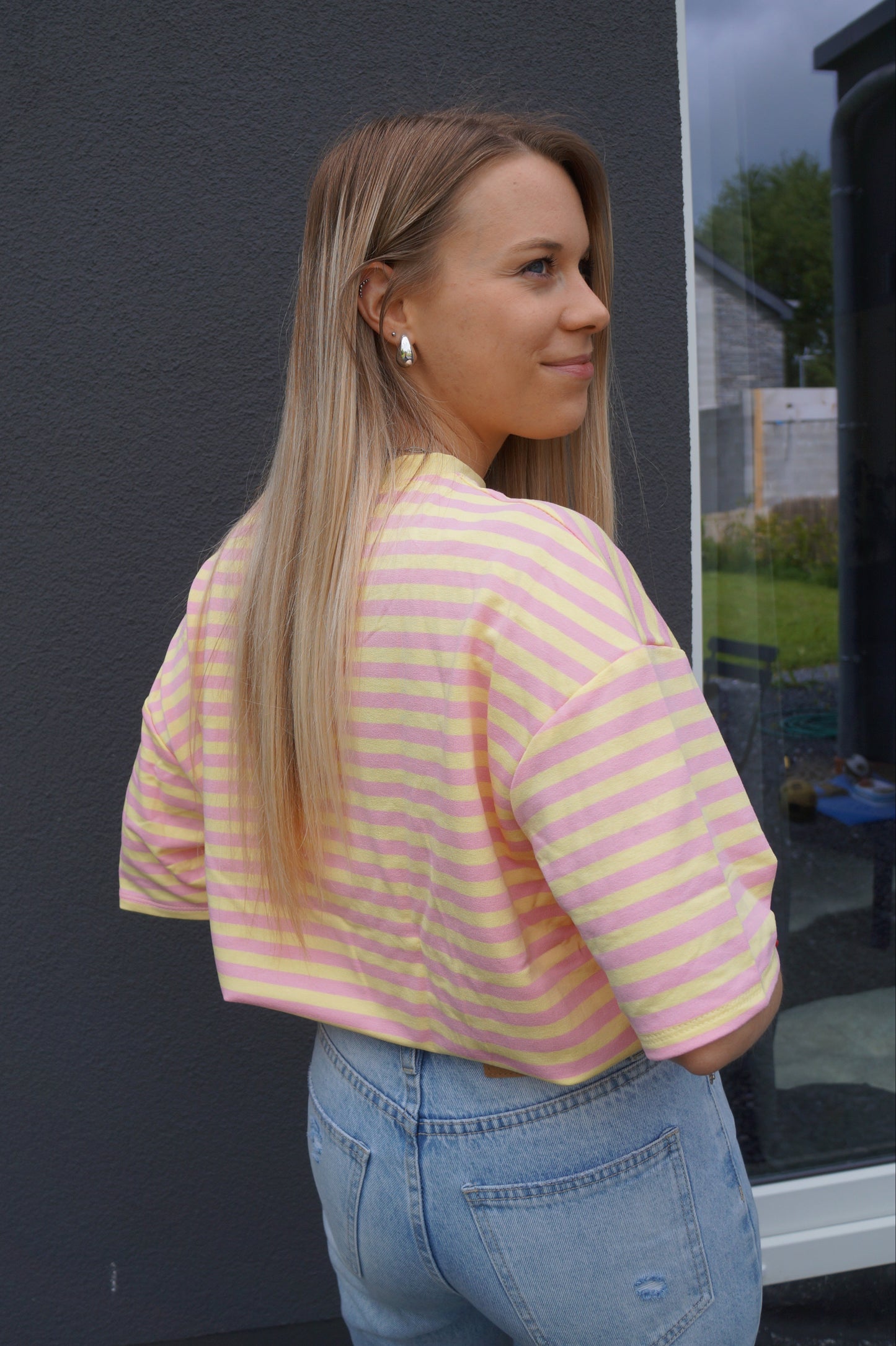 T-shirt Loua Jaune - Manches courtes