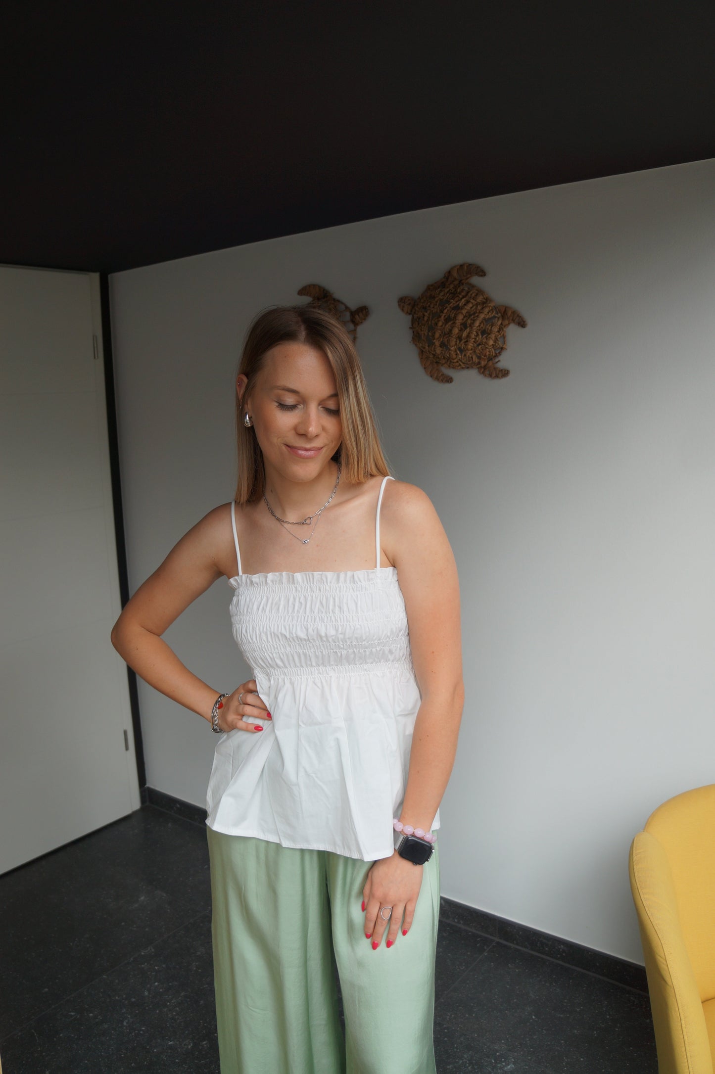 Top Léonie - Blanc