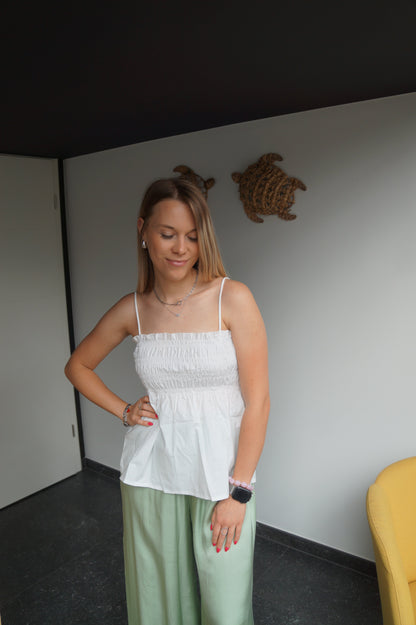 Top Léonie - Blanc