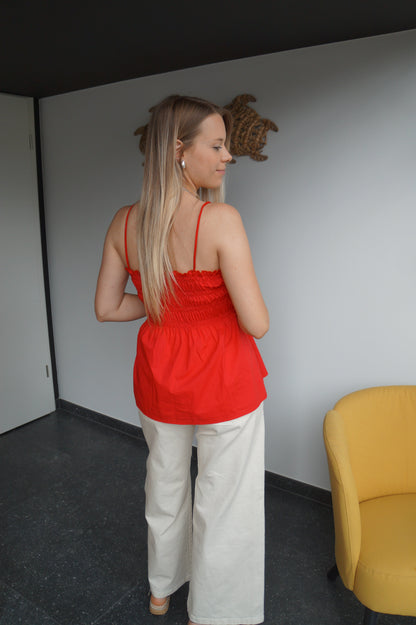 Top Léonie - Rouge