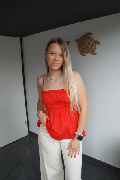 Top Léonie - Rouge