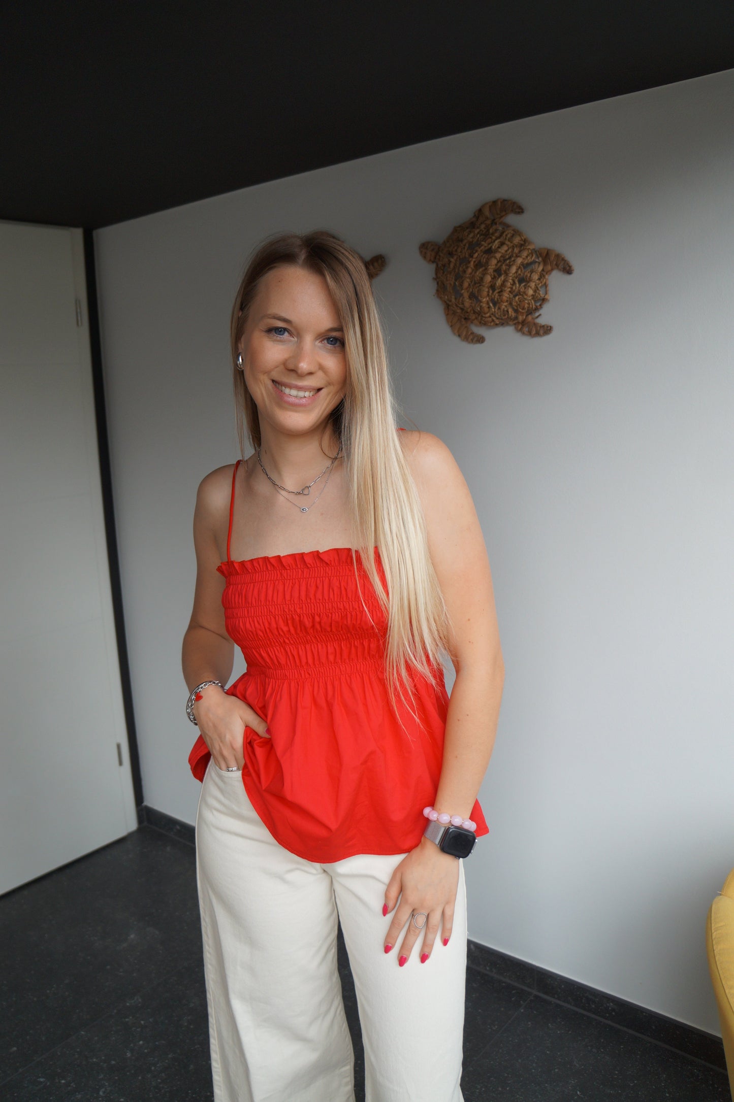 Top Léonie - Rouge