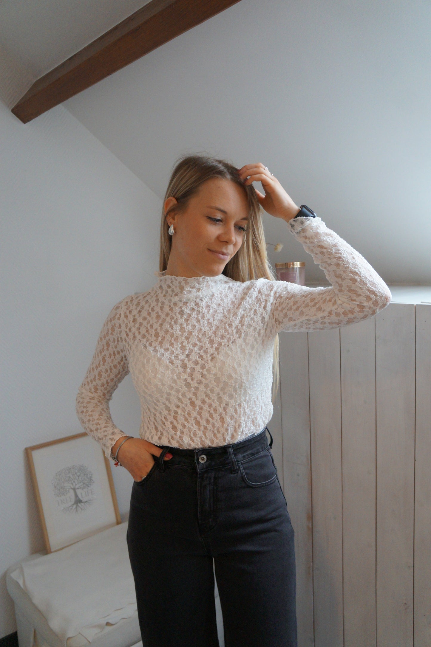 Blouse Holly - Blanche