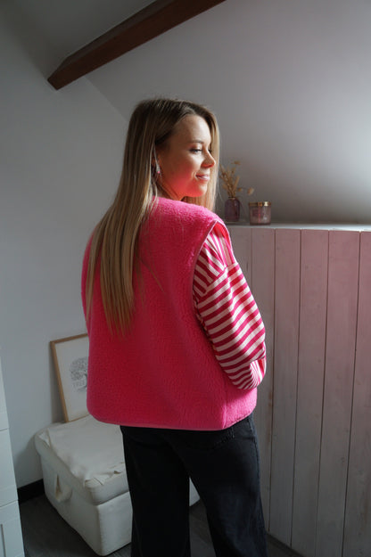 Gilet Lola - Rose