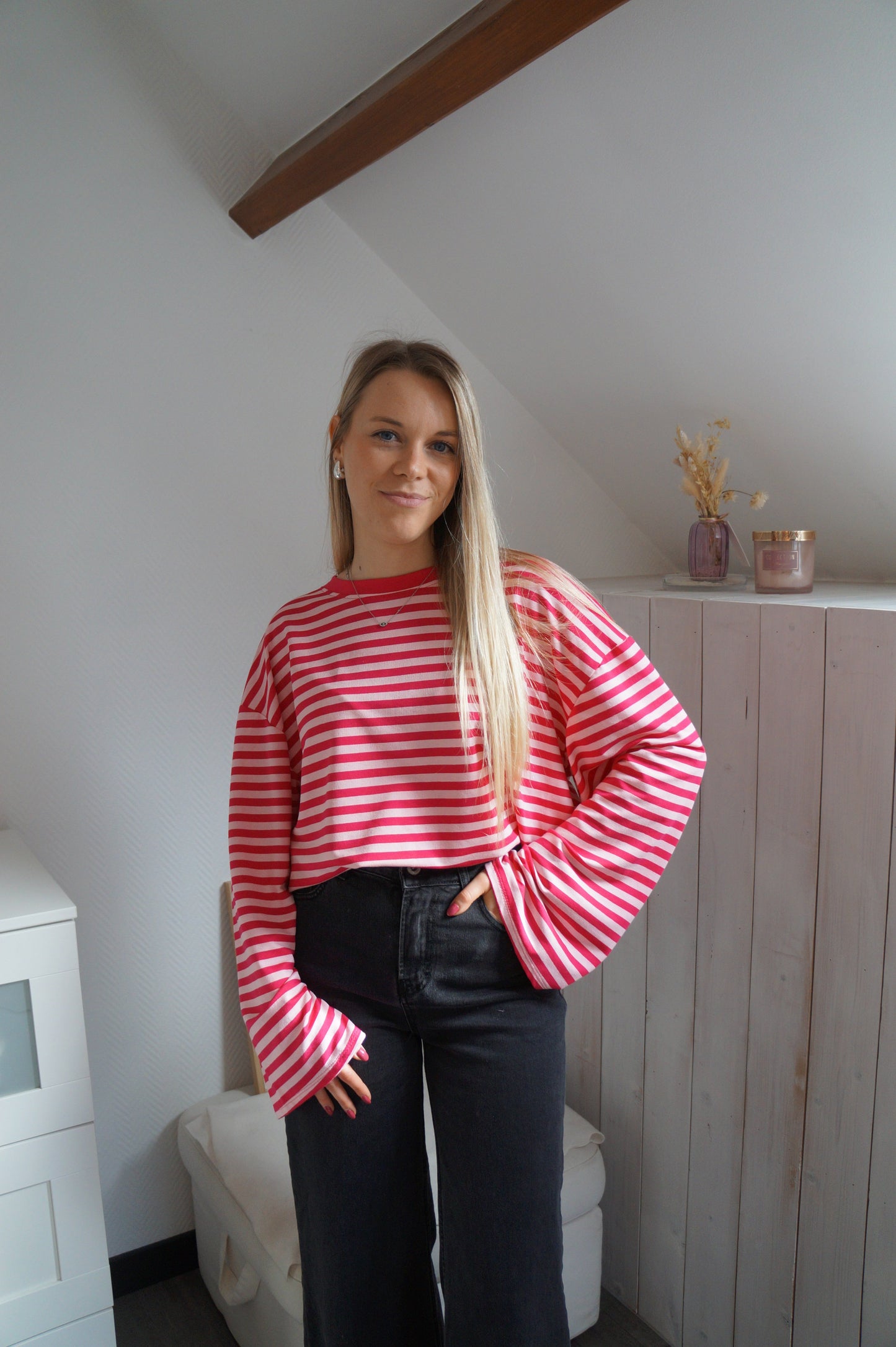 T-shirt Loua - Fuchsia