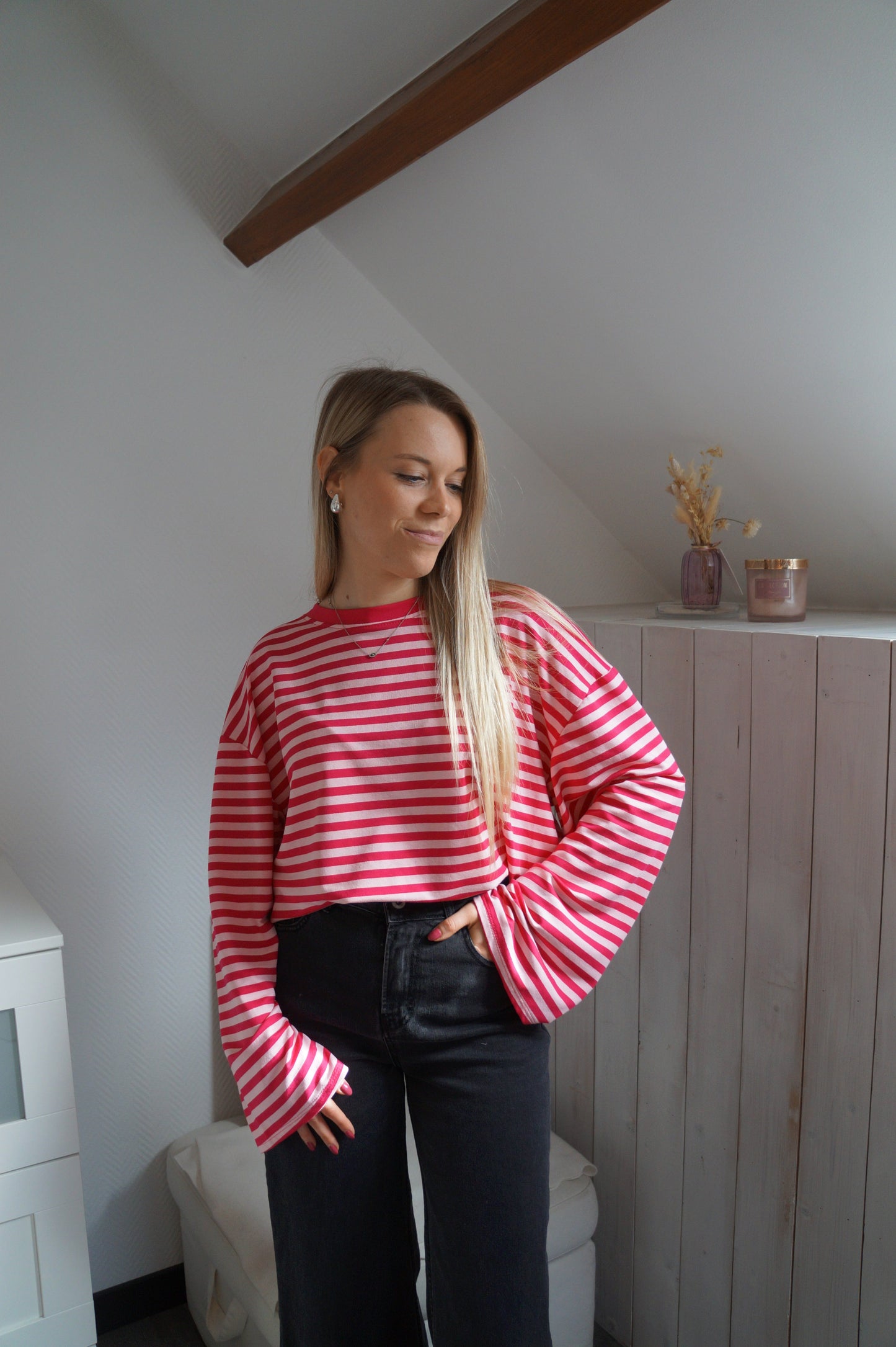 T-shirt Loua - Fuchsia