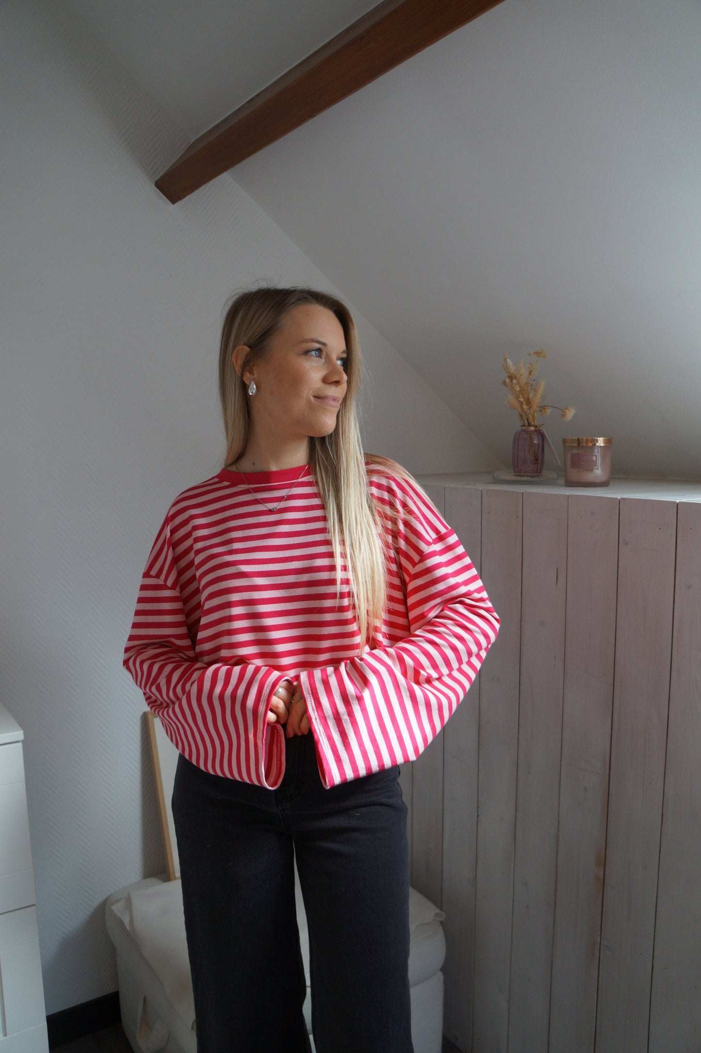 T-shirt Loua - Fuchsia