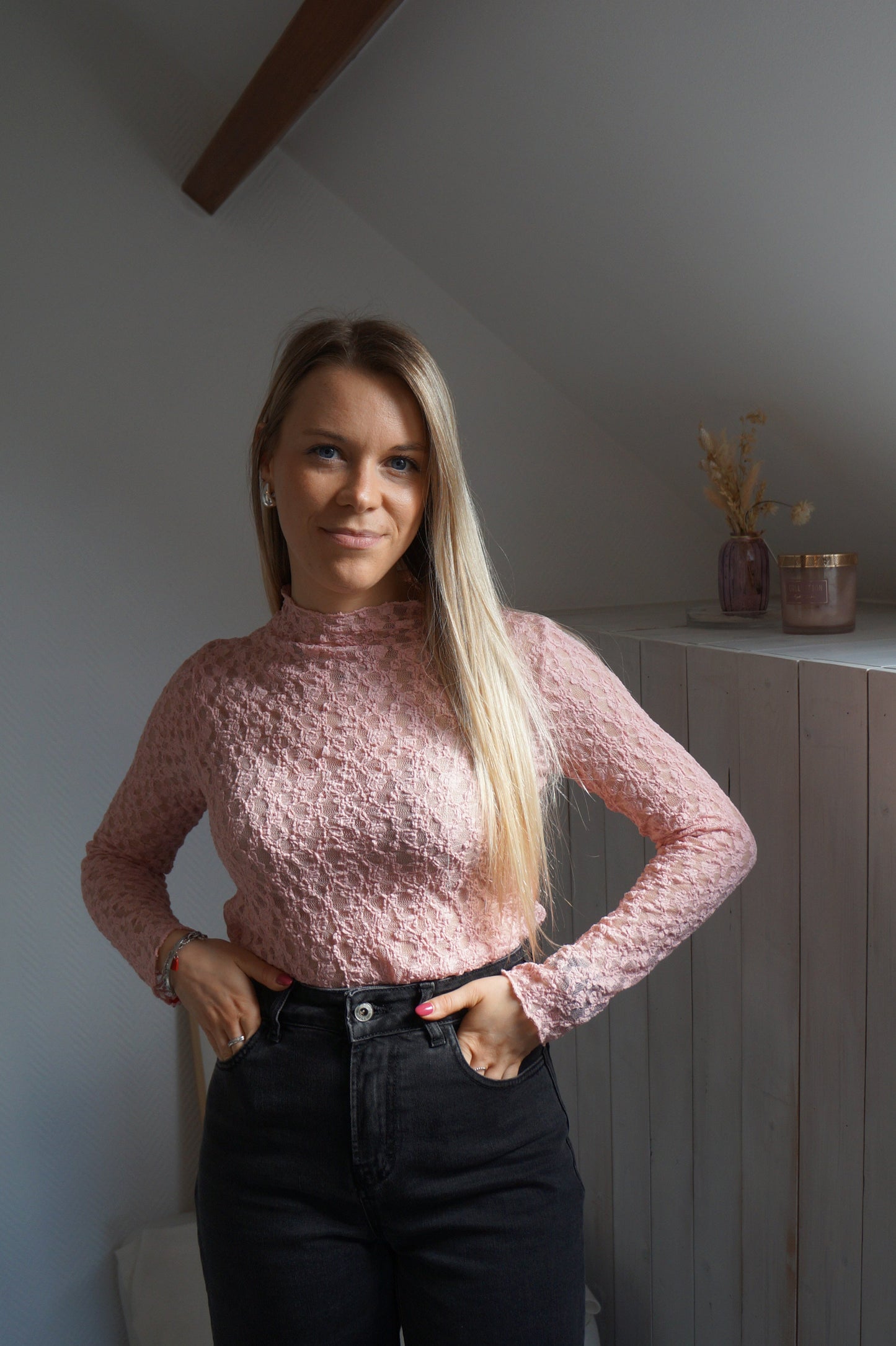 Blouse Holly - Rose
