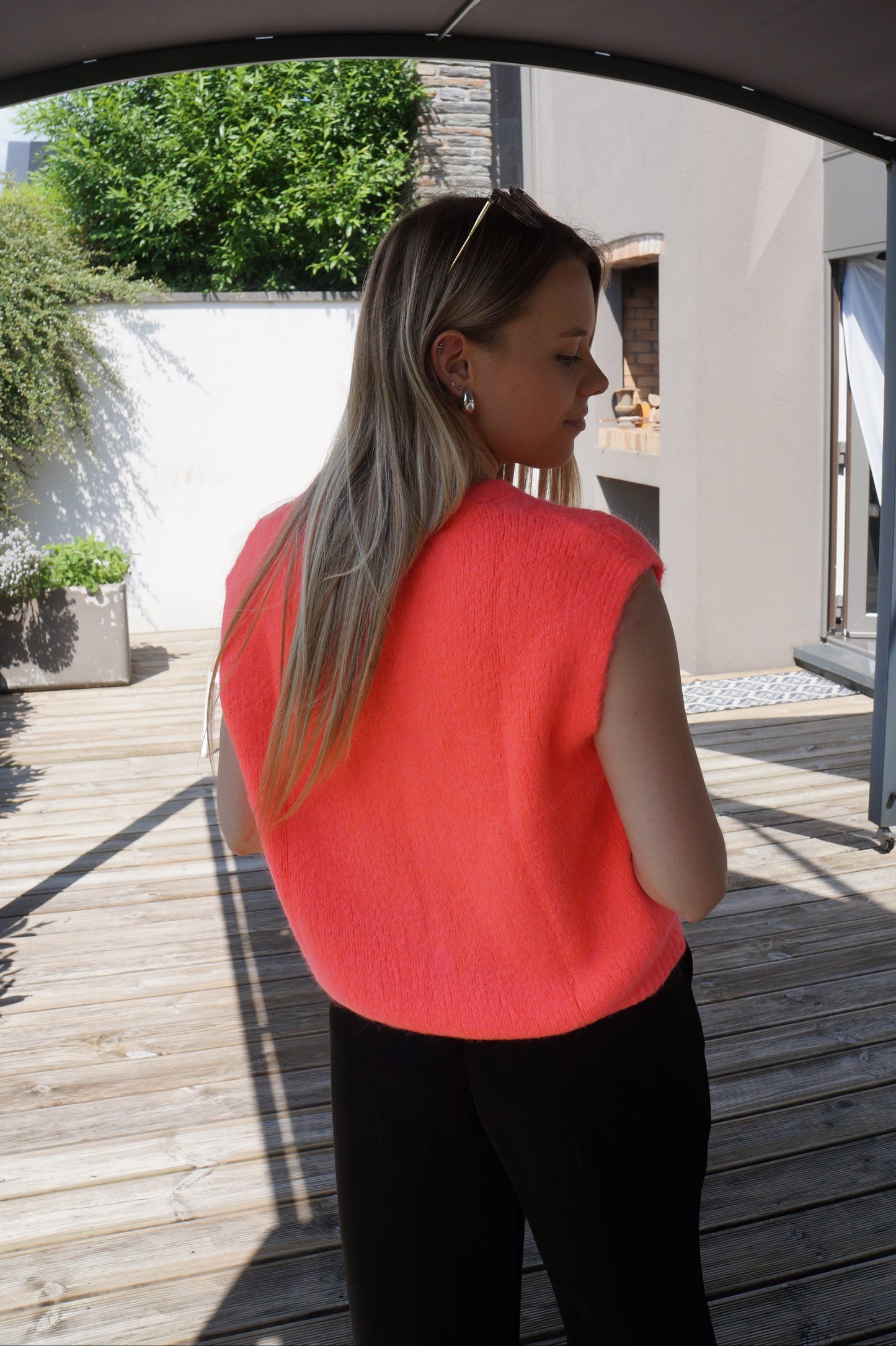 Gilet sans manches Soléa - Corail
