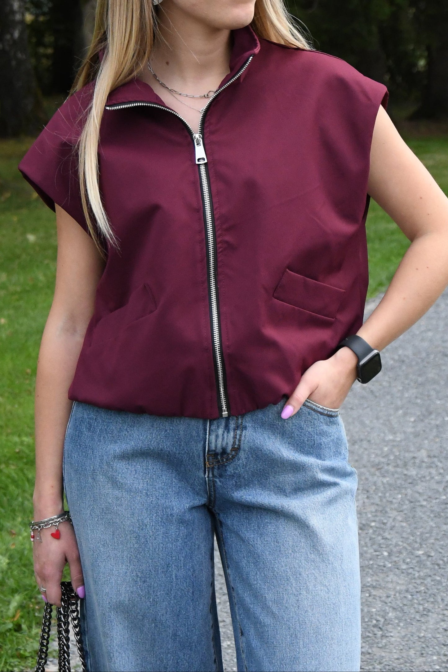 Gilet Elma - Bordeaux