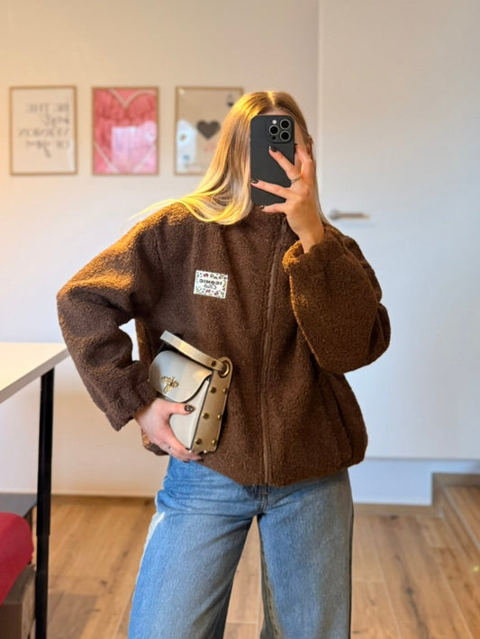 Polaire marron 