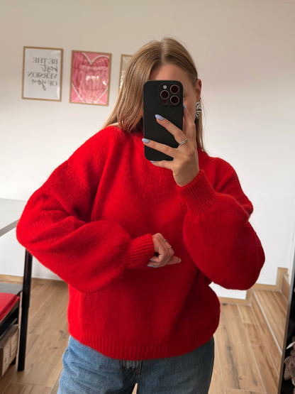 Pull rouge 
