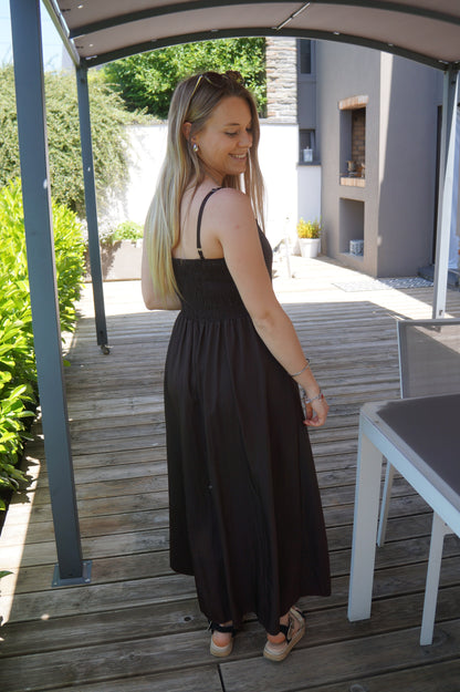 Robe longue Sylvie - Marron