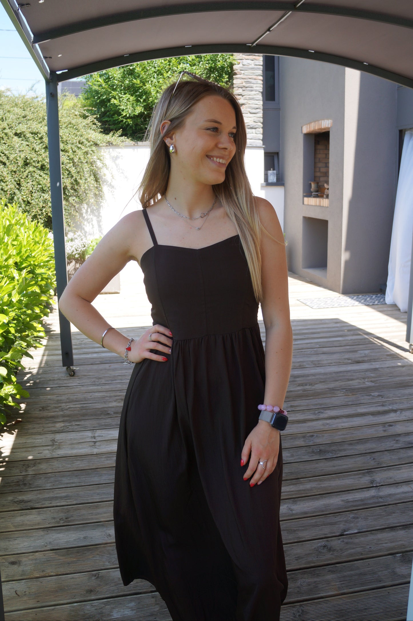 Robe longue Sylvie - Marron