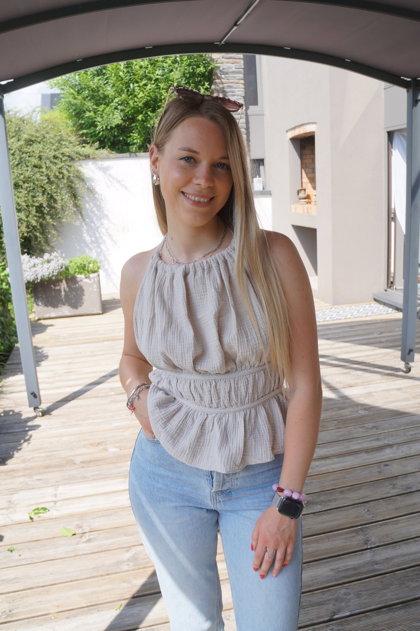 Top Bonnie - en gaze de coton