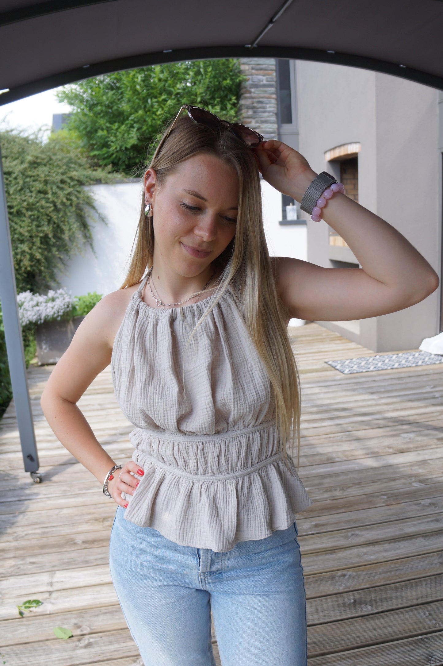 Top Bonnie - en gaze de coton