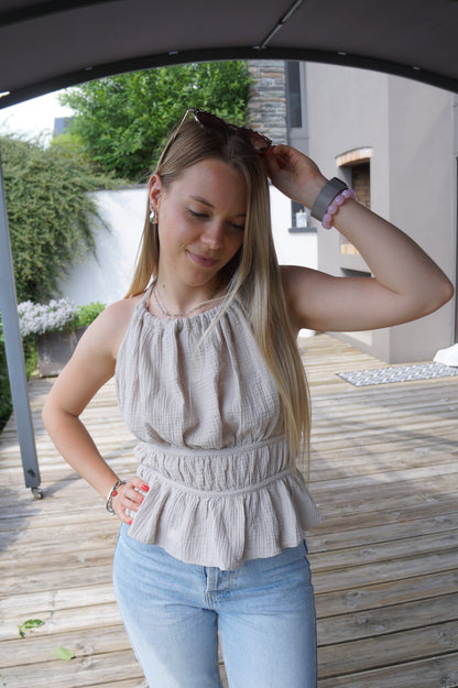 Top Bonnie - en gaze de coton