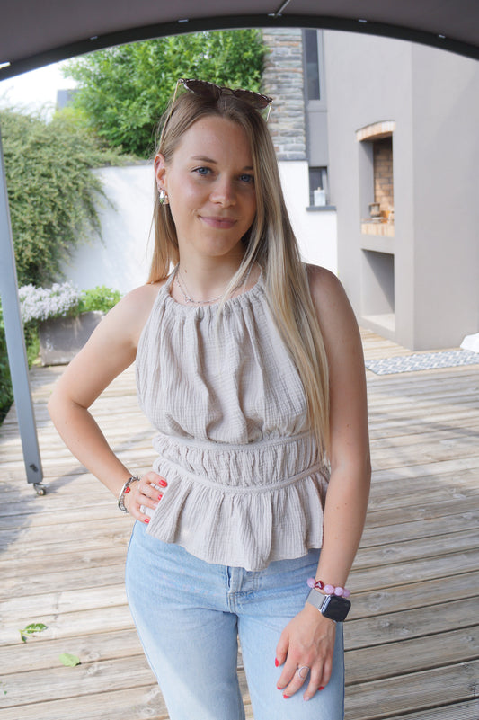 Top Bonnie - en gaze de coton