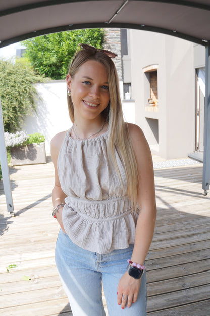 Top Bonnie - en gaze de coton